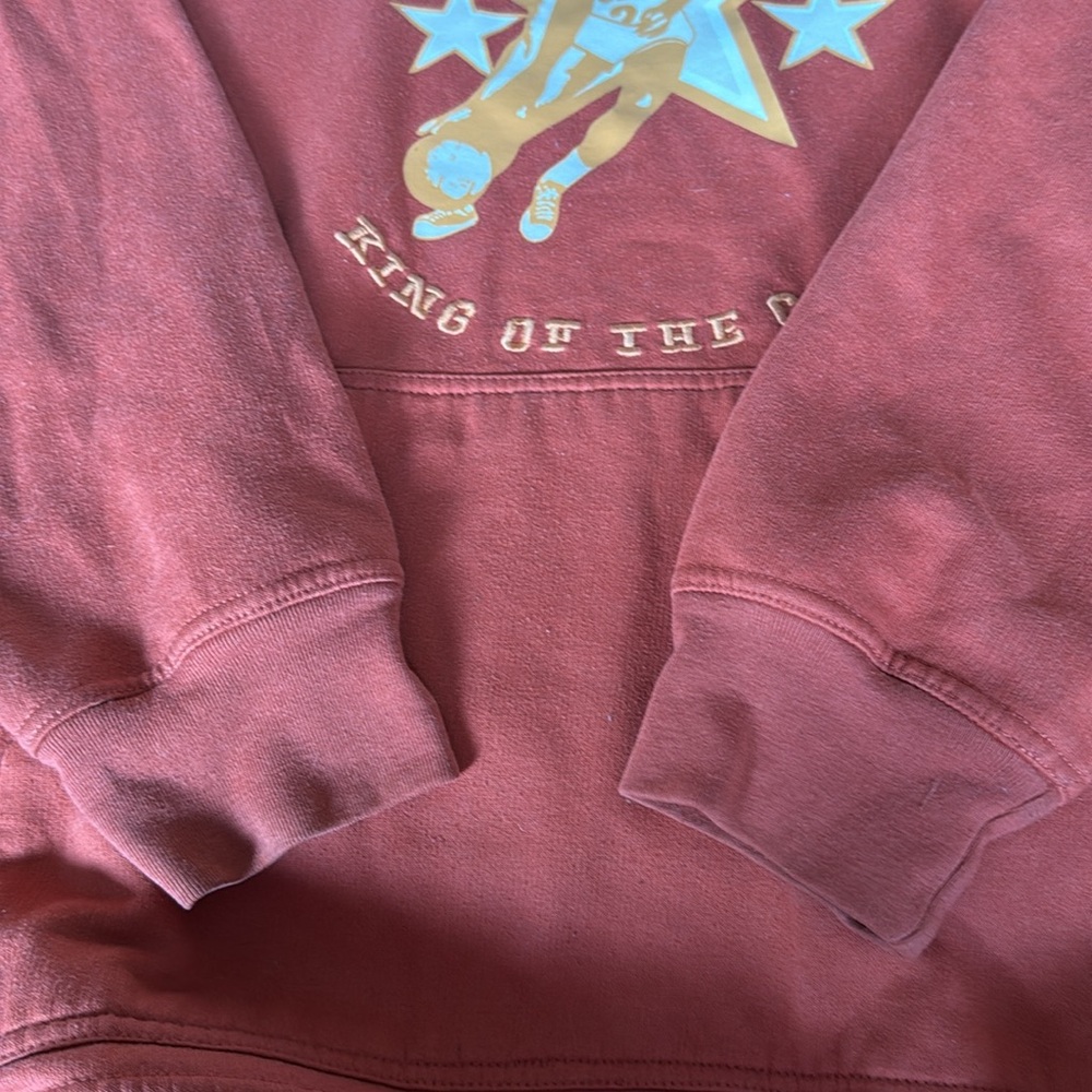 Snoop Dogg King of the Court Sweatshirt Hoodie Orange Size XL (TD) - Picture 3 of 7